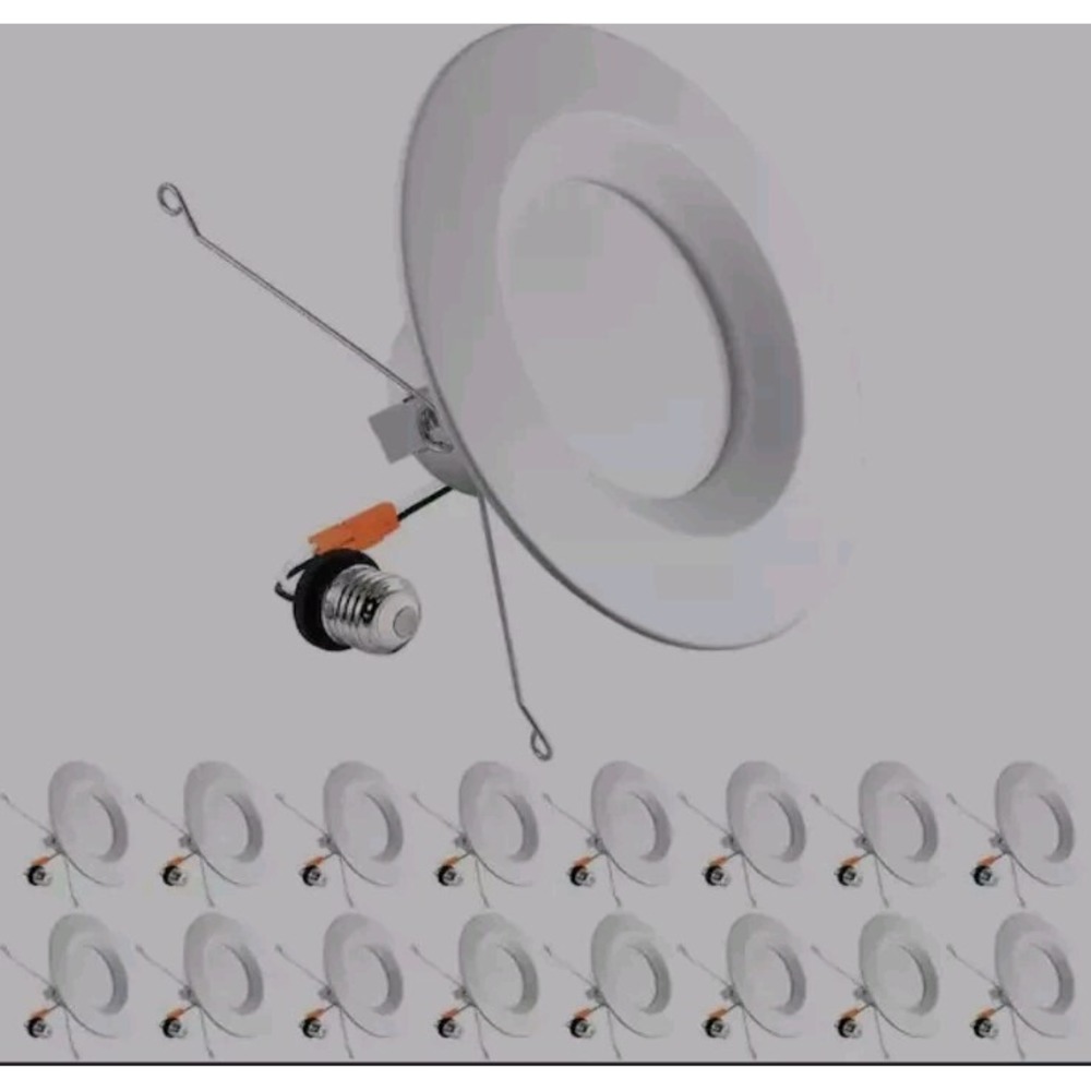 Luxrite LR23796 Downlight Round 5-6" 14W RETROFIT Smooth Trim, OK WET AREA - Picture 8 of 12